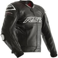 RST Tractech Evo R CE Leather Jacket - Black